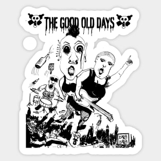 Before corona: the good old days Sticker